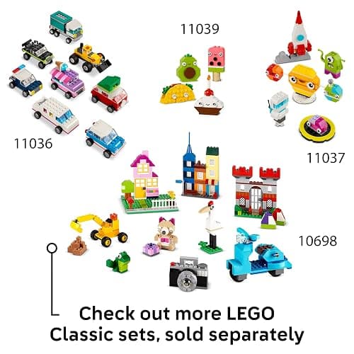 LEGO Classic Creative Dinosaurs Set, Building Toys for Kids, Assorted Bricks for Imaginative Play, Includes T. Rex, and Triceratops Dino Figures, Birthday Gift for 5 Plus Year Old Boys and Girls 11041 thumbnail 8
