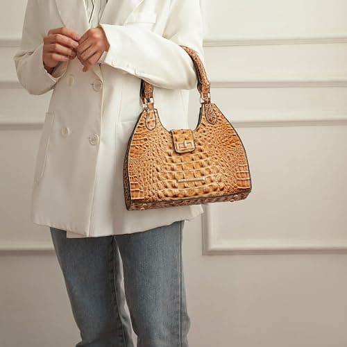 MKF Collection Women Tote Bag, Gradient Rainbow Faux Crocodile-Embossed Vegan Leather Handbag Purse by Mia K thumbnail 2