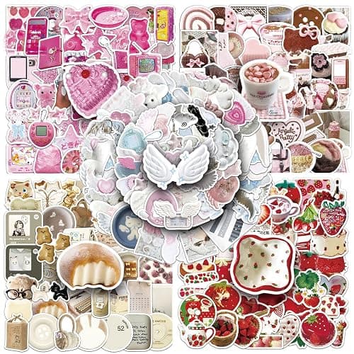 300Pcs Cute Cartoon Girl Stickers Kawaii Aesthetic Sticker Pack Y2k Gifts Korean Style Waterproof Vinyl Decals for Laptop Ebook Readers Water Bottles Journal Scrapbook - Image 1