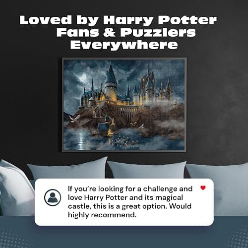 Ceaco - Thomas Kinkade - Harry Potter - Hogwart's Castle - 1500 Piece Jigsaw Puzzle thumbnail 6