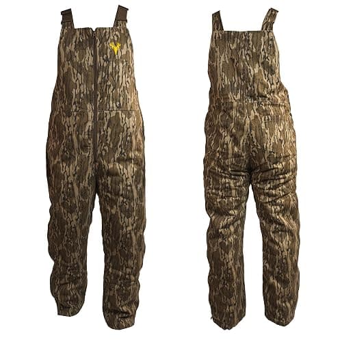 HOT SHOT Men’s Insulated Camo Bib, Ultra-Quiet Adjustable Overalls, Cold Weather Hunting Coveralls for Men thumbnail 3