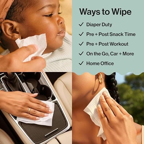 The Honest Company Hypoallergenic Multi-Use Baby Wipes for Sensitive Skin, Pattern Play, 720 Count thumbnail 9