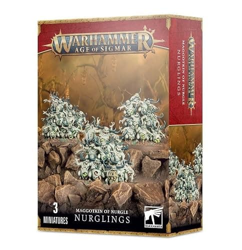Warhammer Age of Sigmar Maggotkin of Nurgle Nurglings Model Kit thumbnail 2