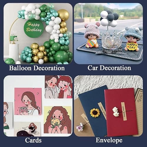 Adhesive Stick dots Two-Sided Sided Mounting Putty Stick Tack for Wall Hanging Crafts Balloons Festival Party Decorations,Clean Removable(100) thumbnail 5