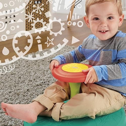 Playskool Sit ‘n Spin Classic Spinning Activity Toy for Toddlers Ages Over 18 Months (Amazon Exclusive) thumbnail 6