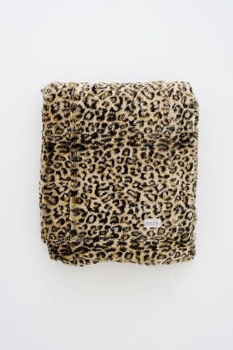 GRACED SOFT LUXURIES Throw Blanket Softest Warm Elegant Cozy Comfy Decorative Thick Faux Fur for Modern Living (Classic Leopard, Extra Large 60" x 80") - Image 1