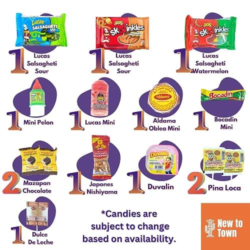 Mexican Candy Variety Pack 120 pieces, Authentic Dulces Mexicanos, Perfect for Piñatas, Includes Vero, Lucas, Pulparindo. Spicy, Sweet and Sour Assortment Mix Candy, Fiesta, Birthdays thumbnail 3