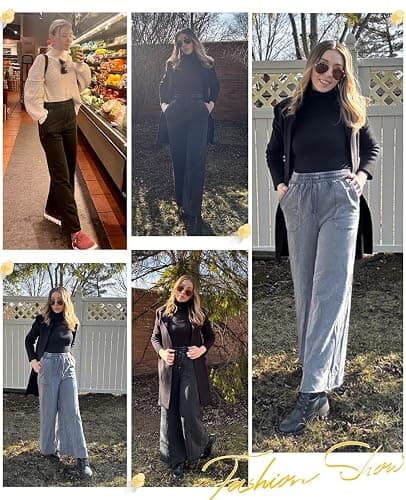 TITOMD Women Wide Leg Sweatpants Jeans Acid Wash High Waist Baggy Trouser Vintage Loose Boyfriend Denim Pants Y2K thumbnail 7