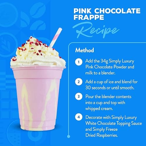 Simply Luxury White Chocolate Topping Sauce, Ready to Use Dessert Sauce for Ice Cream, Waffles, Pancakes, Coffee & Milkshakes (1 kg) thumbnail 5