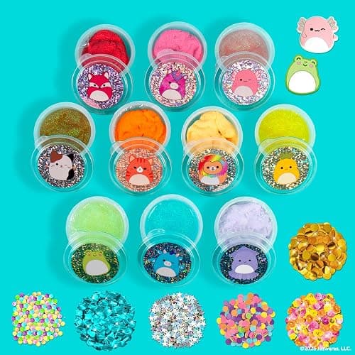 Horizon Group USA SLIMYGLOOP Mix'Ems, Scented Slimes with Mixins, Sensory Toys for Kids, Squishmallows thumbnail 4