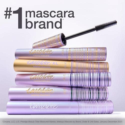 tarte tartelette XL tubing mascara – Lash Extensions in a Tube with Peptide, Extra-Bold Buildable Lifted Length & Volume, Smudge-Proof Longwear, Easy-to-Remove, Vegan & Cruelty-Free thumbnail 9