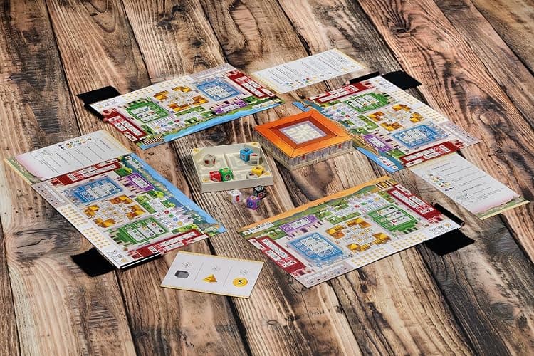 Asmodee - 7 Wonders Dice - Repos Production - Jeu de société Roll & Write - Stratégique et Rapide - 2 à 7 Joueurs - dès 10 Ans - 25 Min - en français thumbnail 5