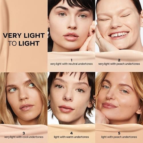Saie Slip Tint Radiant Cream Concealer & All-Over Face Makeup - Concealer for Dark Circles, Redness & Blemishes - Lightweight Makeup Made with Hydrating Hyaluronic Acid - Shade 4 (0.17 oz) | Concealer for Dark Circles, Redness, Blemishes, Shade 4, 0.17 oz thumbnail 2