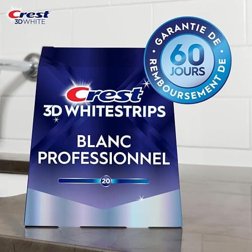 Crest 3D White Whitestrips Professional Effects, At-Home Teeth Whitening Kit, 13 Levels Whiter, 22 Treatments thumbnail 12