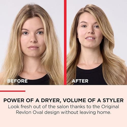 Revlon Salon One-Step Hair Dryer & Volumiser with Sectioning Comb Included (for mid to Long Hair, One-Step Technology, 2-in-1 Styling Tool, Ionic & Ceramic Technology) RVDR5222UKAMZ thumbnail 4