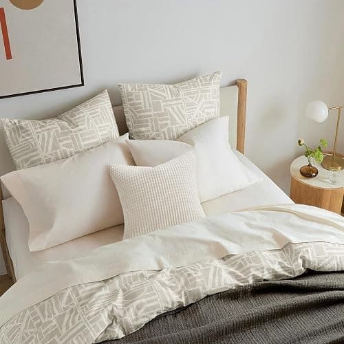 Topfinel Cream White Decorative Throw Pillow Covers 18x18 Inch Set of 4 for Living Room Couch Bed Sofa, Boho Natural Farmhouse Home Decor, Soft Plush Corduroy Cute Square Beige Cushion Case 45x45 cm thumbnail 3