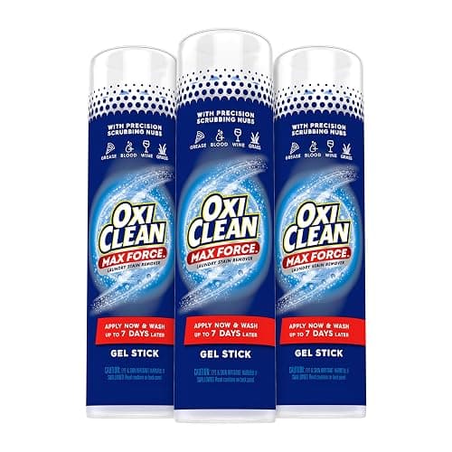 OxiClean Max Force Laundry Stain Remover Gel Stick, 6.2 fl oz, 3PK - Image 1