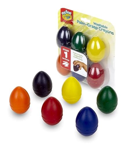Crayola; My First Crayola; Palm-Grip Crayons; Art Tools; 6 Count; Designed for Toddlers - Image 1