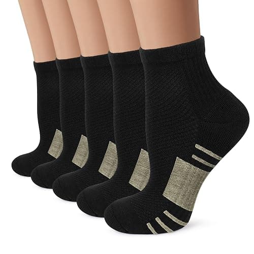 Iseasoo Copper Compression Socks for Men & Women – Plantar Fasciitis Relief, Ankle Support & Circulation – Running & Recovery - Image 1