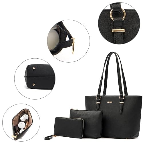 Purses And Wallets Set For Women Work Tote Satchel Handbags Shoulder Bag Top Handle Totes Purse With Matching Wallet thumbnail 8