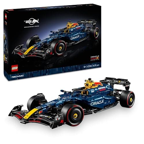 LEGO Technic Oracle Red Bull Racing RB20 F1 Car Model Kit - Collectible Formula 1 Building Set with 1:8 Scale V6 Engine, Gear Box, Steering & DRS - Gift Idea for Adult & Teenage Racing Fans - 42206 - Image 1