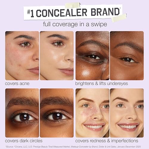 tarte shape tape concealer – Full-Coverage Creaseless Soft Matte Finish, Brightening Under-Eye & Face Makeup, 16hr Longwear, Vegan & Cruelty-Free thumbnail 4