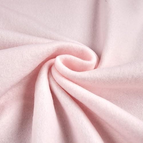 Polar Fleece Solid Light Pink, Fabric by the Yard thumbnail 3