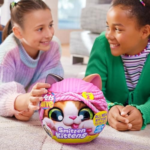 Pets Alive Smitten Kittens Series 2 (Ragdoll) by ZURU – Interactive Plush Cat Toy with 10 Sounds, Surprise Unboxing, Soft Collectible Pet for Ages 3+ thumbnail 2