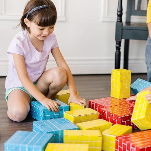 Melissa & Doug Jumbo Extra-Thick Cardboard Building Blocks - 40 Blocks in 3 Sizes thumbnail 8