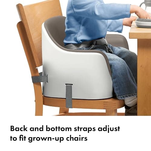 OXO Tot Nest Booster Seat with Removable Cushion, Taupe - Taupe thumbnail 4