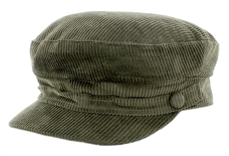 The Hat Company Lennon Cord Mariner/Breton Cap - Image 1