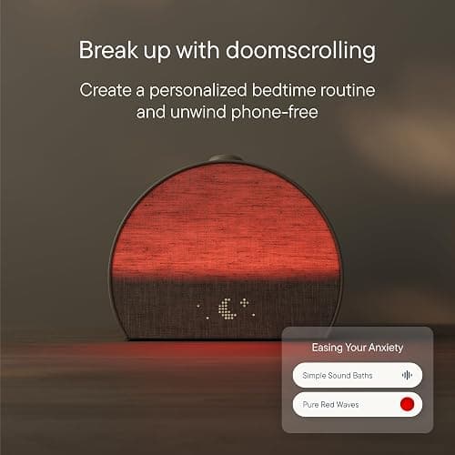 Hatch Restore 3 | Science-Backed Sleep Audio, Circadian Lighting (Putty) | White noise machine & sunrise alarm light, 80+ sleep sounds, screen-free bedtime routine with meditations via Hatch Sleep App thumbnail 3