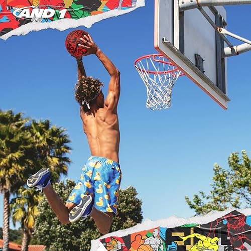 AND1 Fantom Graffiti Rubber Basketball - Streetball for Indoor and Outdoor Use, Deep Channel Construction and Durability thumbnail 3