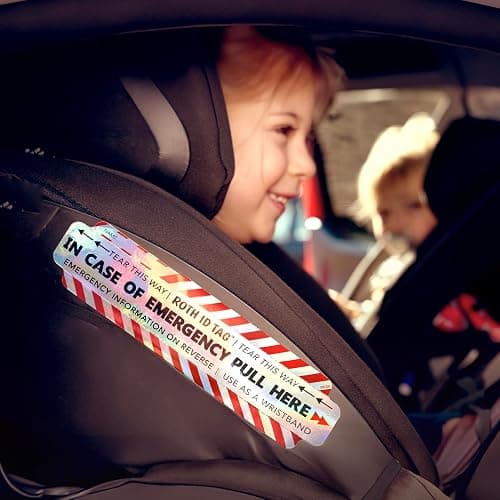 Family ROTH ID TAG™ Kit | Emergency Contact Identification System for Car Seats, Strollers, Wheelchairs, Walkers, and More! thumbnail 3