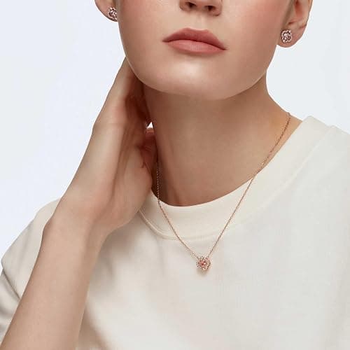 Swarovski Sparking Dance Crystal Necklace and Earring Set Jewelry Collection thumbnail 5