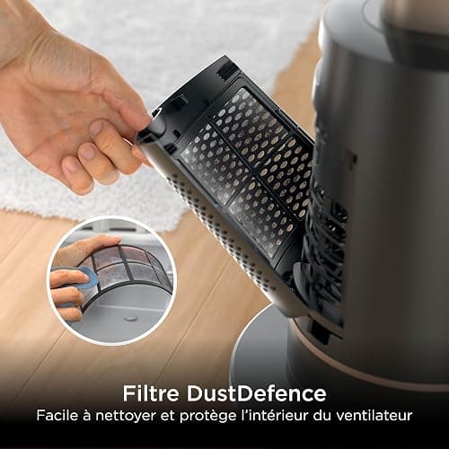 Shark TurboBlade Ventilateur colonne sans pale, 10 vitesses TF200SEU, Gris Anthracite, 78 cm thumbnail 11