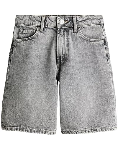 LuminBlaze Mens Baggy Jean Shorts Loose Fit Vintage Wide Leg Jorts Y2K Streetwear Hip Hop Casual Denim Shorts thumbnail 4
