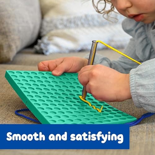 SPARK & WOW Calm Down Threading Boards | Aquatica | Set of 2 | Calming Sensory Board | Social Emotional Learning Activities | Occupational Therapy Toys thumbnail 4