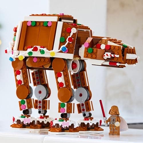 LEGO Star Wars Gingerbread at-at Walker, Christmas Craft Building Set for Kids, Festive Activity, Playful, Brick-Built Decoration, Idea for Boys, Girls and Any Fans 40806 thumbnail 4