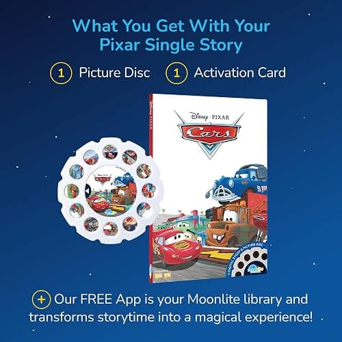 Moonlite Storytime Single Story Disc, Disney Pixar: Cars | Learning Gift for Kids Ages 1 Year & Up, Storybook Art Projection with Sound Effects & Music (Projector Sold Separately) thumbnail 7