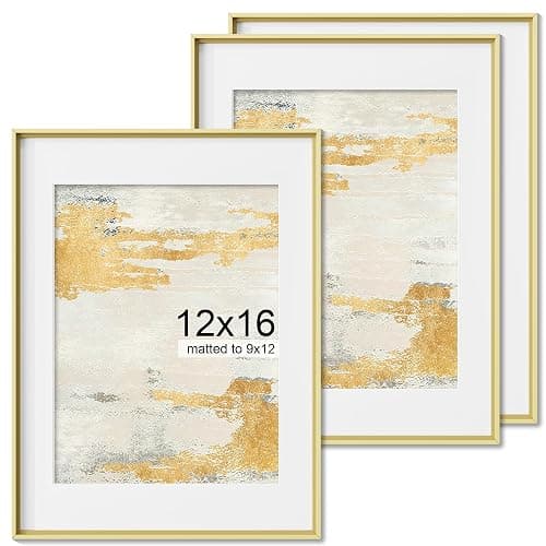 12x16 Metal Picture Frame 3 pack - Image 1