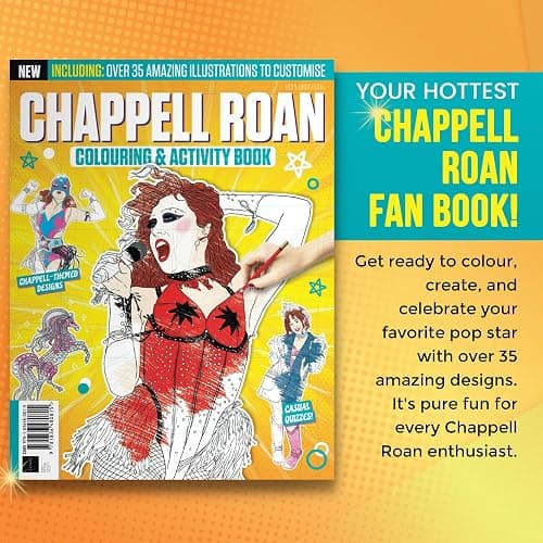 Chappell Roan Coloring & Activity Book – Over 35 Fun Designs, Perfect for Fans, Relaxation, and Creative Expression: Over 35 Amazing Illustrations to Customize thumbnail 3