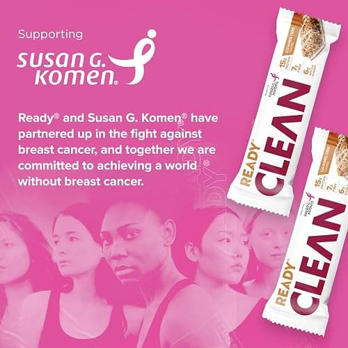 Ready® Protein Bars – High-Protein Snack with 15g Whey Protein, With Flaxseeds and Omega-3s for Sustained Energy, Supports Lean Muscle and Recovery – Iced Oatmeal Cookie, 12 Pack thumbnail 8