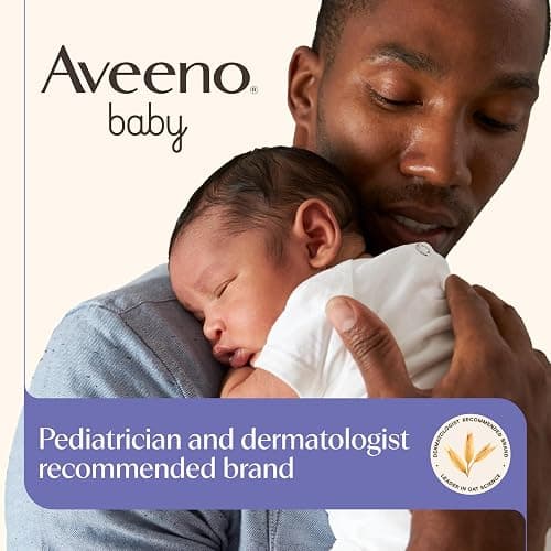 Aveeno Baby Bathtime Solutions Mommy & Me Gift Set, Baby Wash & Shampoo, Calming Bath, Daily Moisturizing Lotion and Stress Relief Body Wash for Mom, Colloidal Oat, Baby Bath Essentials, 4 items thumbnail 5