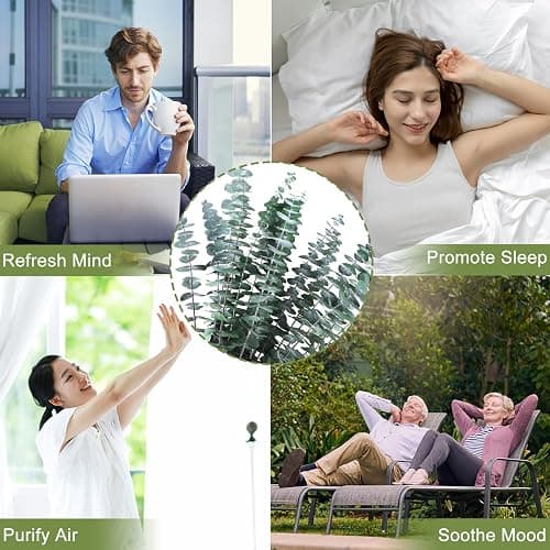 16 Pcs Preserved-Dried-Eucalyptus-Branches,17" Real Natural Fresh Eucalyptus Plant for Shower, Real Eucalyptus Bunch for Vase Filler, Greenery Stem, Dried Flowers Arrangement, Floral Home Decor thumbnail 4