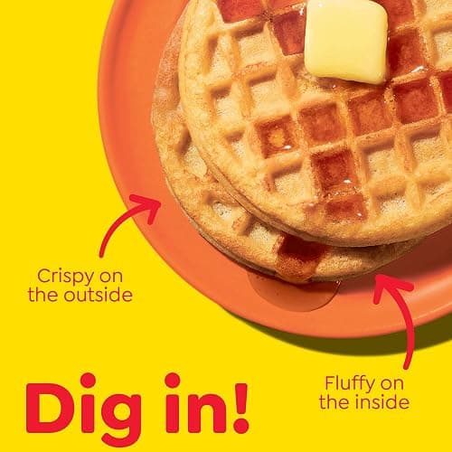 Eggo Homestyle Waffles, Breakfast Food, Frozen Breakfast, 10 Waffles (Frozen) thumbnail 5