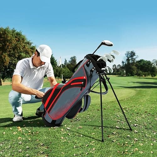 8 Pieces Complete Golf Club Set for Men & Women (Left/Right Hand) – Full Set with Fairway Wood, Hybrid, Irons, Putter & Lightweight Bag – Beginner Friendly, Best Value for Distance & Accuracy thumbnail 7