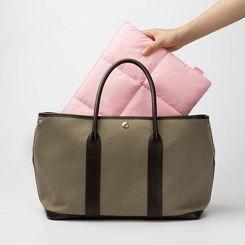 Comfyable Puffy Laptop Sleeve 13 Inch 14 Inch, Quilted Puffer Laptop Carrying Case for Women, Pillow Case Compatible with MacBook Air/Pro M5 M4 M3 M2 Pro/Max 2026, 13" MacBook Neo A18, Pink thumbnail 6