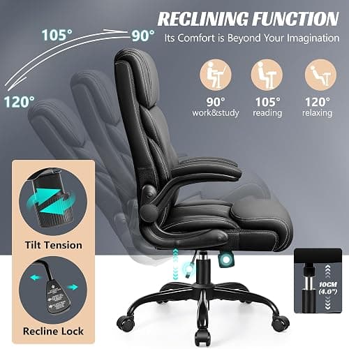 Black office chair thumbnail 6