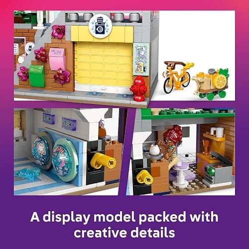 LEGO Friends Heartlake City Apartments and Stores Dollhouse - Toy Building Set for Kids, Girls and Boys, Ages 12+ - Gift Ideas for Birthday - with 7 Minidolls, a Micro-Doll, and More - 42670 thumbnail 5